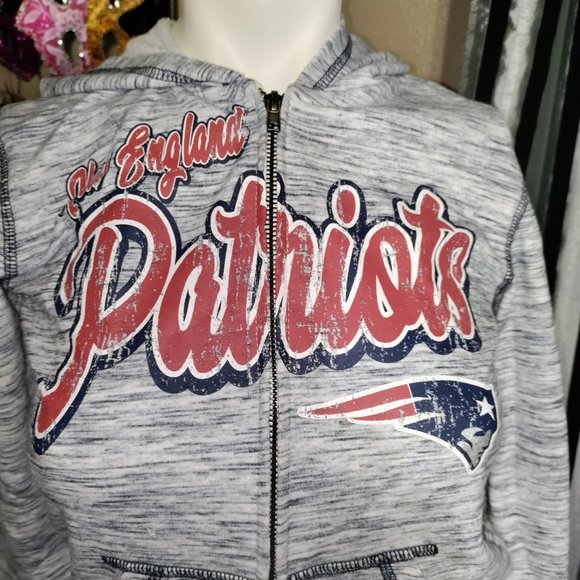 NFL Team Apparel "New England Patroits" Jacket with Hood - Picture 3 of 7